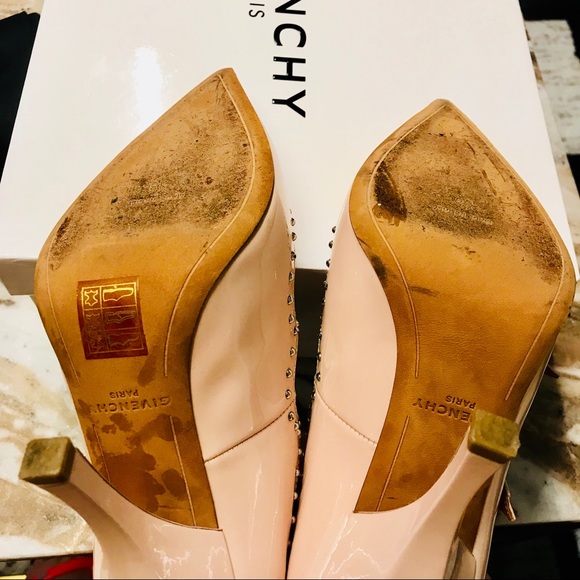 Givenchy Escarp studs nude pink pumps 100mm - Picture 7 of 7